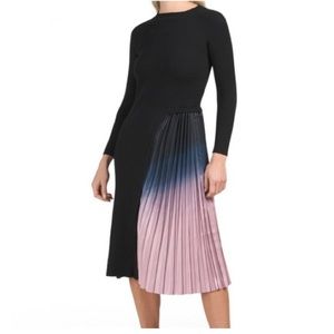 NWT Dalia Macphee Black/Purple Dress Sz S